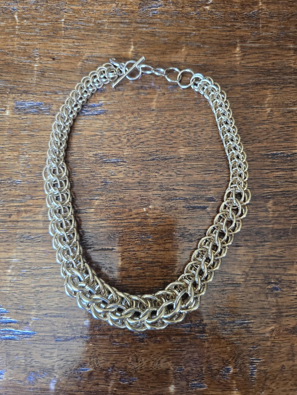 Ava & Aiden Gold Braided Chain Necklace